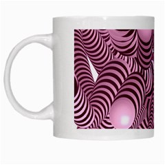 Doodle Fun Pink White Mugs by ImpressiveMoments