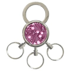 Doodle Fun Pink 3-ring Key Chains by ImpressiveMoments