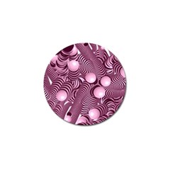 Doodle Fun Pink Golf Ball Marker by ImpressiveMoments