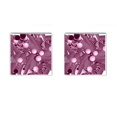 Doodle Fun Pink Cufflinks (square) by ImpressiveMoments