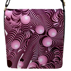 Doodle Fun Pink Flap Messenger Bag (s)