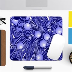 Doodle Fun Blue Large Mousepads by ImpressiveMoments