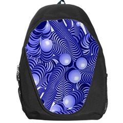 Doodle Fun Blue Backpack Bag by ImpressiveMoments