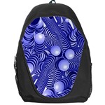 Doodle Fun Blue Backpack Bag Front