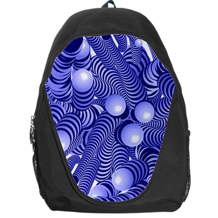 Doodle Fun Blue Backpack Bag