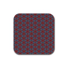 Cute Seamless Tile Pattern Gifts Rubber Square Coaster (4 Pack)  by GardenOfOphir