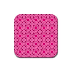 Cute Seamless Tile Pattern Gifts Rubber Coaster (square)  by GardenOfOphir