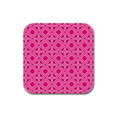 Cute Seamless Tile Pattern Gifts Rubber Square Coaster (4 Pack)  by GardenOfOphir