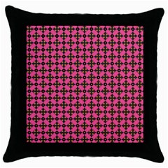 Cute Seamless Tile Pattern Gifts Throw Pillow Cases (black) by GardenOfOphir