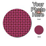 Cute Seamless Tile Pattern Gifts Multi-purpose Cards (Round)  Front 4