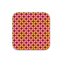 Cute Seamless Tile Pattern Gifts Rubber Square Coaster (4 Pack)  by GardenOfOphir