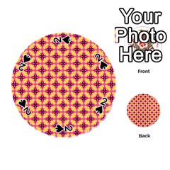 Cute Seamless Tile Pattern Gifts Playing Cards 54 (round)  by GardenOfOphir