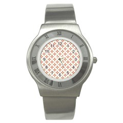 Cute Seamless Tile Pattern Gifts Stainless Steel Watches by GardenOfOphir