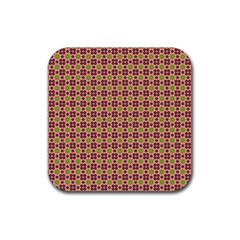 Cute Seamless Tile Pattern Gifts Rubber Coaster (square)  by GardenOfOphir