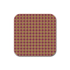 Cute Seamless Tile Pattern Gifts Rubber Square Coaster (4 Pack)  by GardenOfOphir