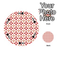 Cute Seamless Tile Pattern Gifts Playing Cards 54 (round)  by GardenOfOphir