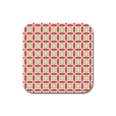 Cute Seamless Tile Pattern Gifts Rubber Square Coaster (4 Pack)  by GardenOfOphir