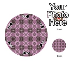 Cute Seamless Tile Pattern Gifts Playing Cards 54 (round)  by GardenOfOphir