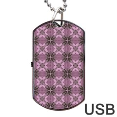 Cute Seamless Tile Pattern Gifts Dog Tag Usb Flash (two Sides)  by GardenOfOphir