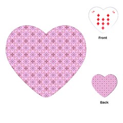 Cute Seamless Tile Pattern Gifts Playing Cards (heart)  by GardenOfOphir