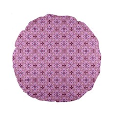 Cute Seamless Tile Pattern Gifts Standard 15  Premium Flano Round Cushions by GardenOfOphir