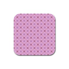 Cute Seamless Tile Pattern Gifts Rubber Square Coaster (4 Pack)  by GardenOfOphir