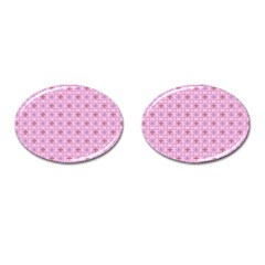 Cute Seamless Tile Pattern Gifts Cufflinks (oval) by GardenOfOphir