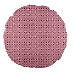 Cute Seamless Tile Pattern Gifts Large 18  Premium Flano Round Cushions