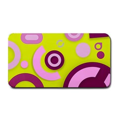 Florescent Yellow Pink Abstract  Medium Bar Mats by OCDesignss