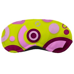 Florescent Yellow Pink Abstract  Sleeping Masks by OCDesignss