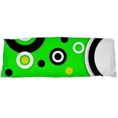 Florescent Green Yellow Abstract  Body Pillow Cases (dakimakura)  by OCDesignss