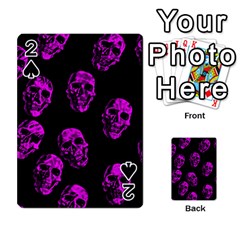 Purple Skulls  Playing Cards 54 Designs  by ImpressiveMoments