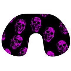 Purple Skulls  Travel Neck Pillows by ImpressiveMoments