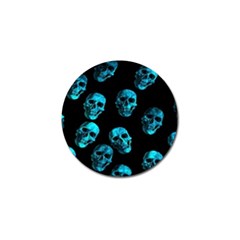 Skulls Blue Golf Ball Marker (4 Pack) by ImpressiveMoments