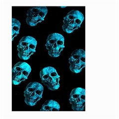 Skulls Blue Large Garden Flag (two Sides) by ImpressiveMoments