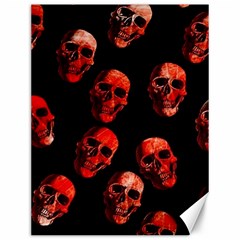 Skulls Red Canvas 12  X 16   by ImpressiveMoments