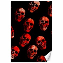 Skulls Red Canvas 24  X 36  by ImpressiveMoments