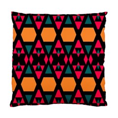 Rhombus And Other Shapes Pattern Standard Cushion Case (two Sides) by LalyLauraFLM