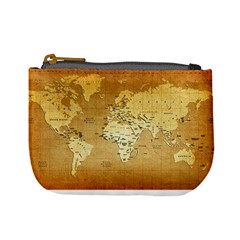 World Map Mini Coin Purses