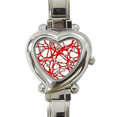 Hot Web Red Heart Italian Charm Watch by ImpressiveMoments