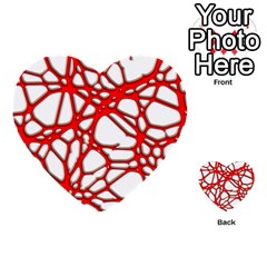 Hot Web Red Multi-purpose Cards (heart) 