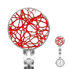 Hot Web Red Stainless Steel Nurses Watches by ImpressiveMoments