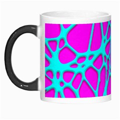 Hot Web Turqoise Pink Morph Mugs by ImpressiveMoments