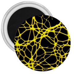 Hot Web Yellow 3  Magnets by ImpressiveMoments