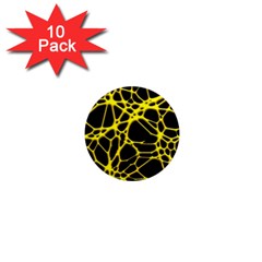 Hot Web Yellow 1  Mini Magnet (10 Pack)  by ImpressiveMoments