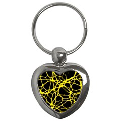 Hot Web Yellow Key Chains (heart)  by ImpressiveMoments