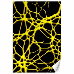 Hot Web Yellow Canvas 24  X 36  by ImpressiveMoments