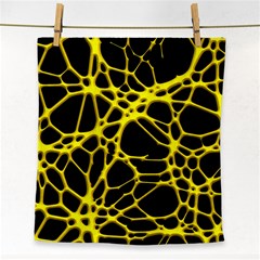 Hot Web Yellow Face Towel by ImpressiveMoments