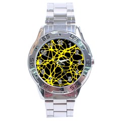 Hot Web Yellow Stainless Steel Men s Watch by ImpressiveMoments