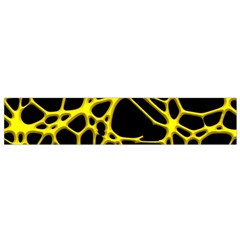 Hot Web Yellow Flano Scarf (small)  by ImpressiveMoments